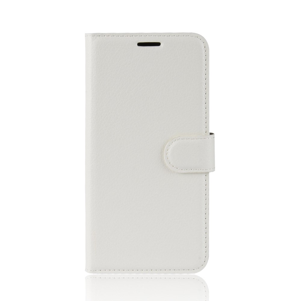  OnePlus 7 - Litchi Plånboksfodral - Vit