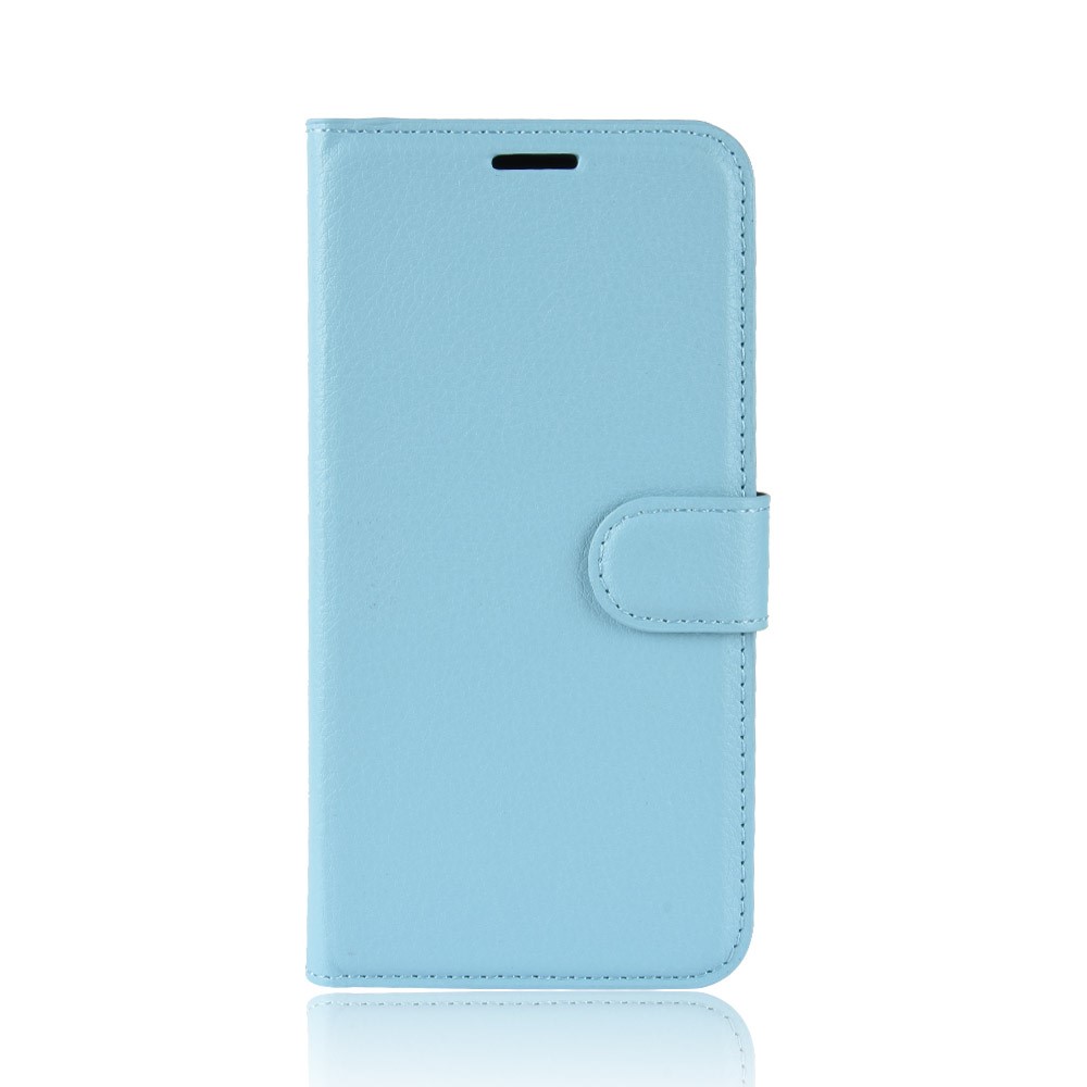  Nokia 3.2 - Litchi Plånboksfodral - Ljus Blå