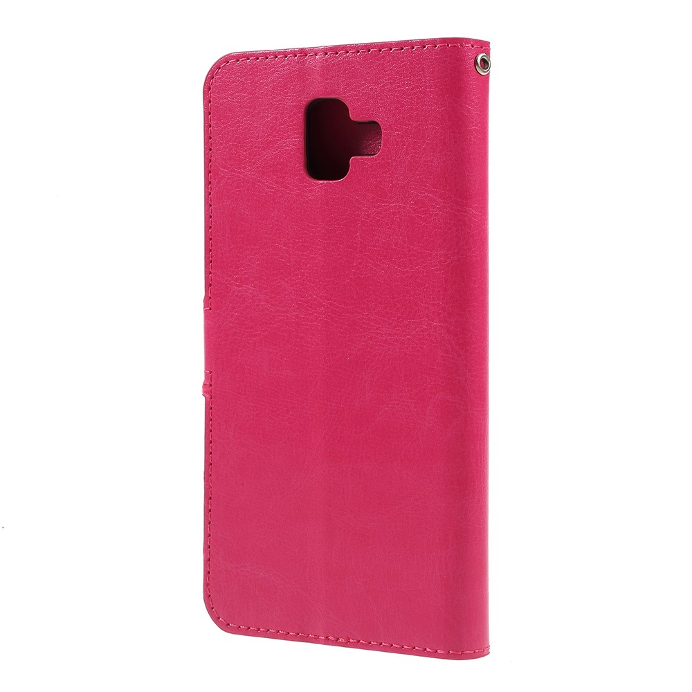  Samsung Galaxy J6 Plus - Plånboksfodral - Rosa