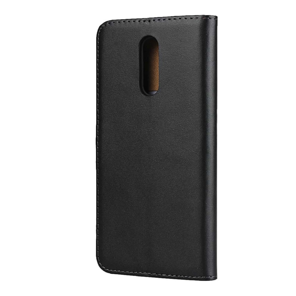  Nokia 3.2 (2019) - Plånboksfodral i äkta läder - Svart