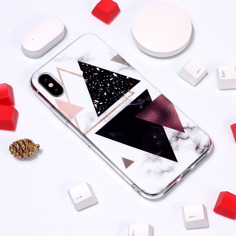  iPhone XS Max - Marmor TPU Skal