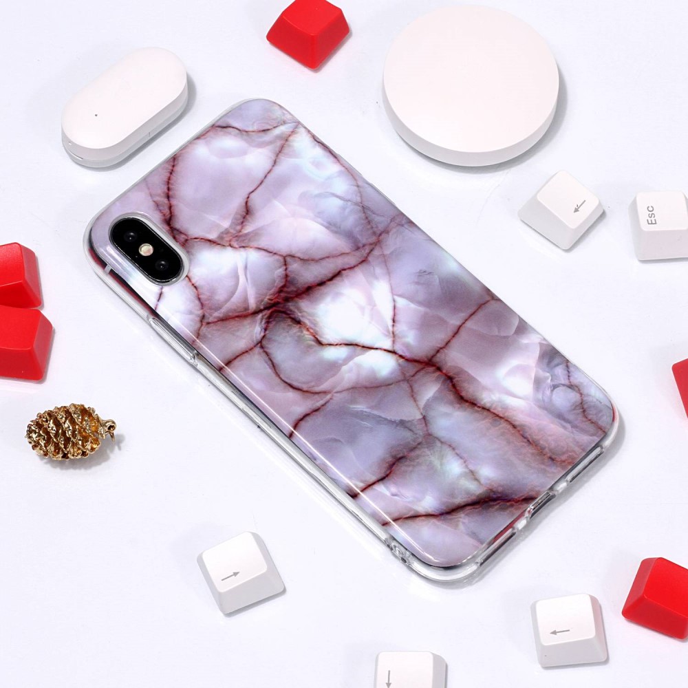  iPhone XS Max - Marmor TPU Skal