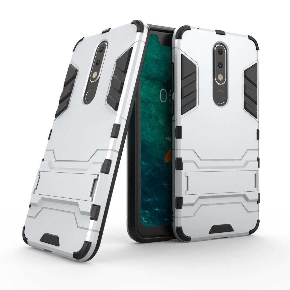  Nokia 5.1 Plus - Armour Skal - Silver