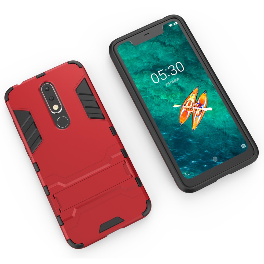  Nokia 5.1 Plus - Armour Skal - Röd