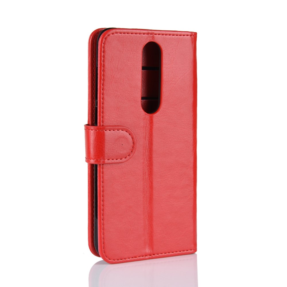  Nokia 5.1 Plus - Plånboksfodral - Röd