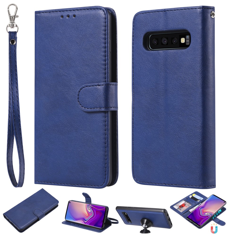  Samsung Galaxy S10 - Plånboksfodral/Magnet Skal - Blå