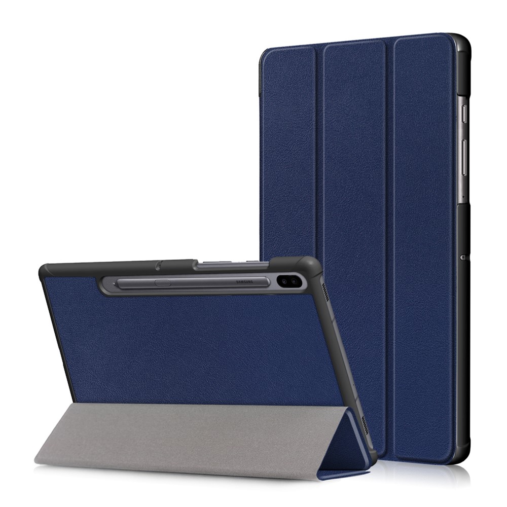  Samsung Galaxy Tab S6 - Tri-Fold Fodral - Mörk Blå