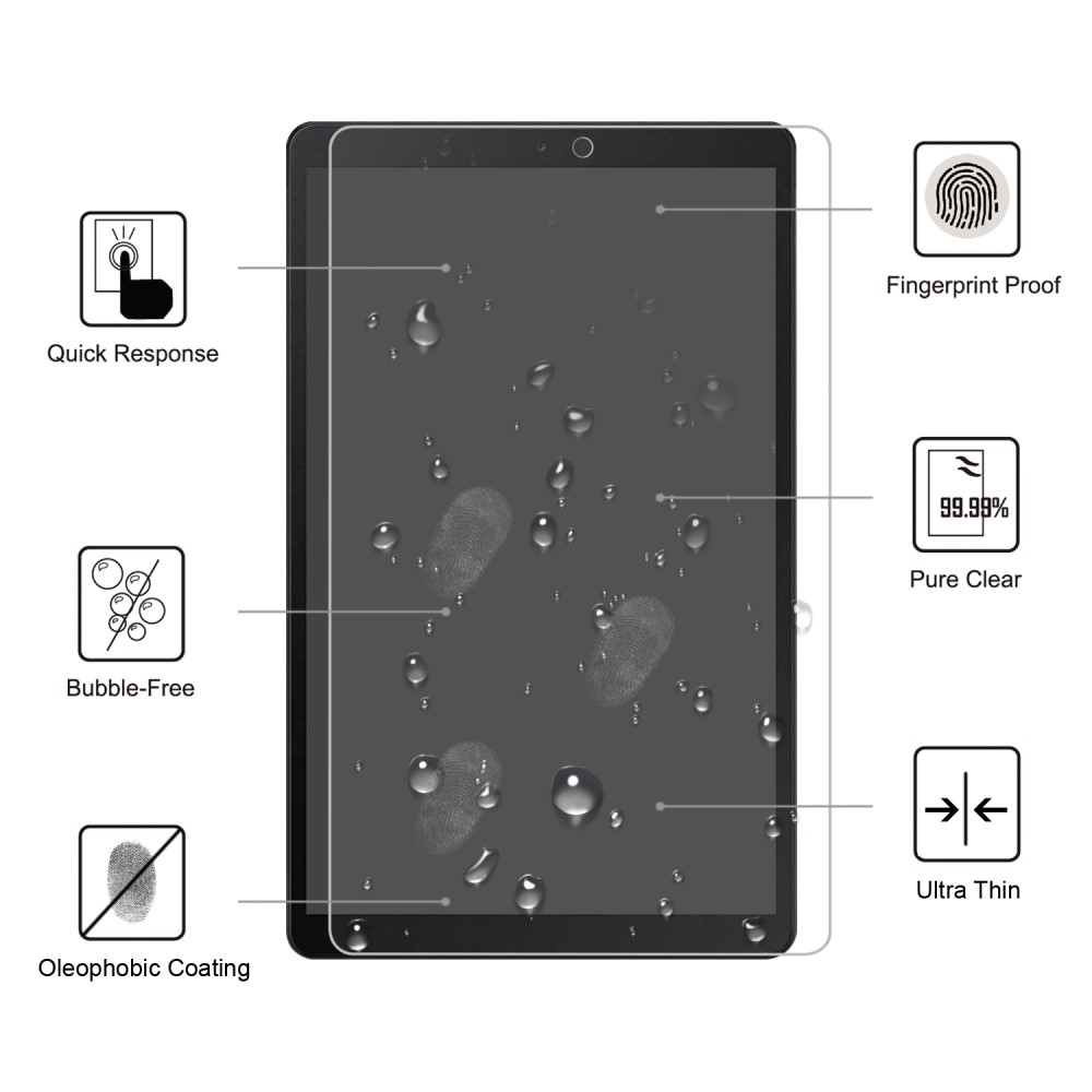  Samsung Galaxy Tab A 10.1 2019 - Skärmskydd i Härdat Glas