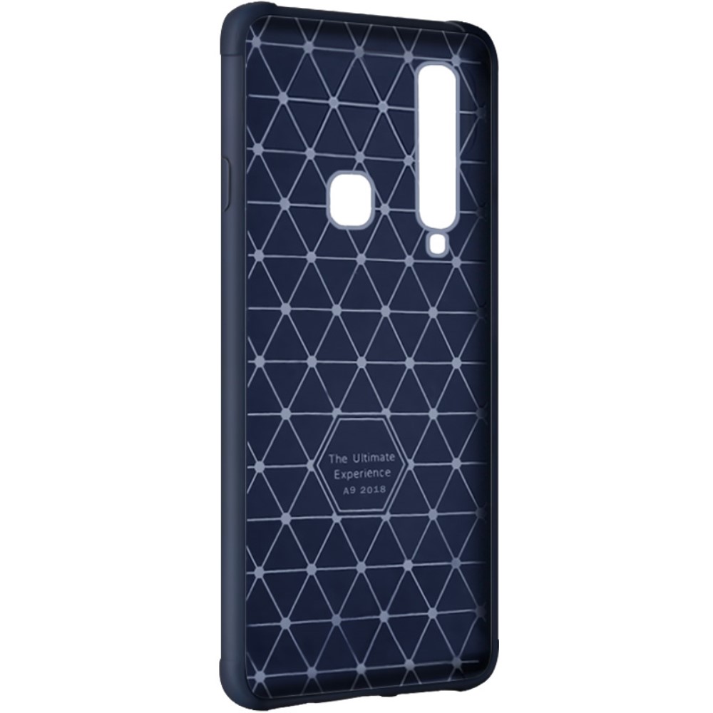 IMAK Samsung Galaxy A9 (2018) - IMAK Vega Airbag TPU Skal - Mörk Blå