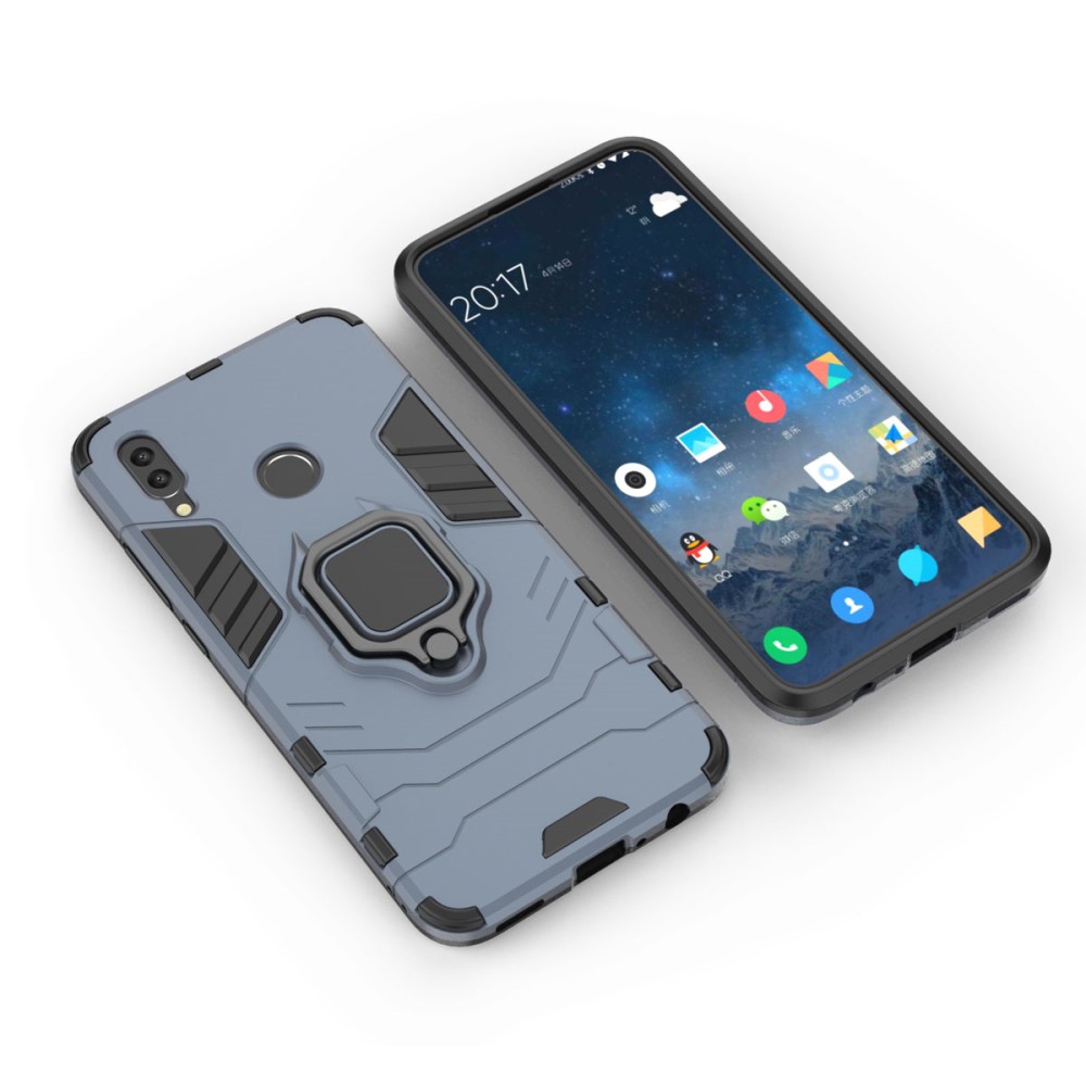  Huawei P Smart (2019) - Ring Skal - Funkar med magnethållare - Navy Blue