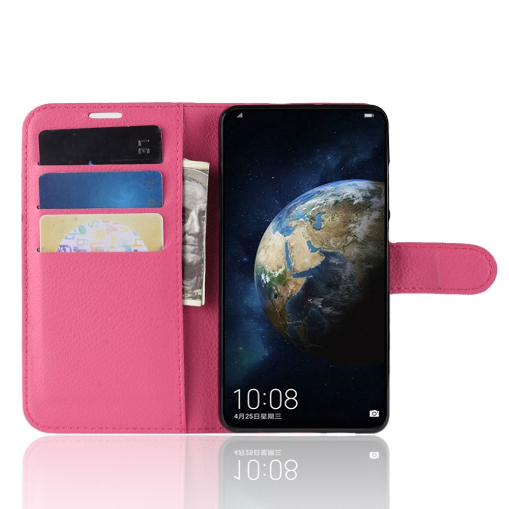  Huawei P30 - Litchi Plånboksfodral - Rosa