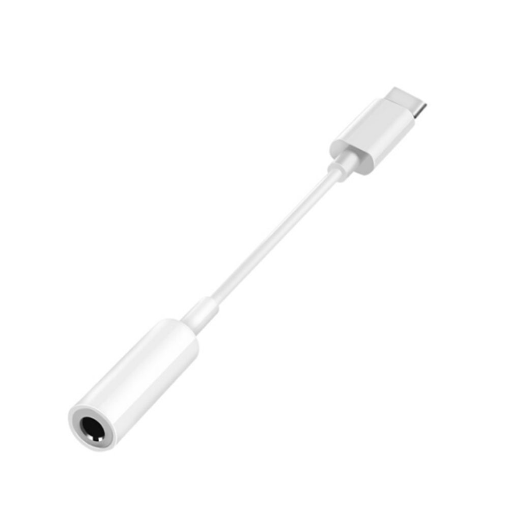  USB-C till AUX 3.5 mm adapter - Vit