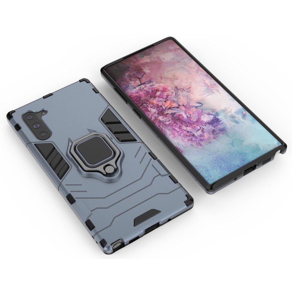  Samsung Galaxy Note 10 - Armour Ring Skal - Navy Blue