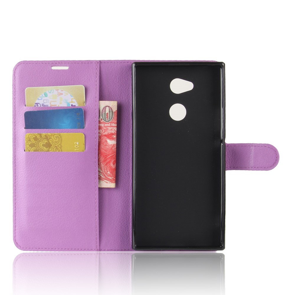  Sony Xperia XA2 Ultra - Litchi Plånboksfodral - Lila