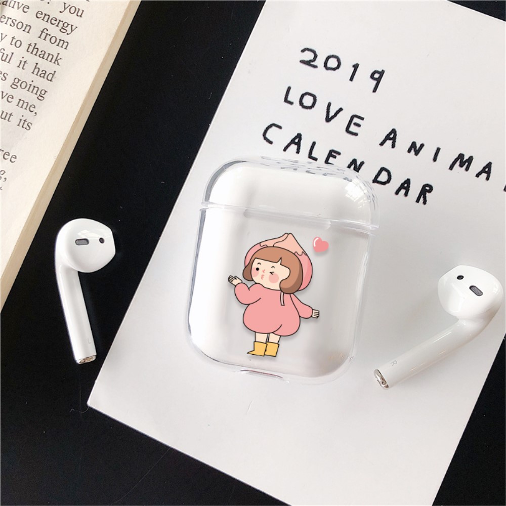  AirPods skyddsskal med motiv - Flicka