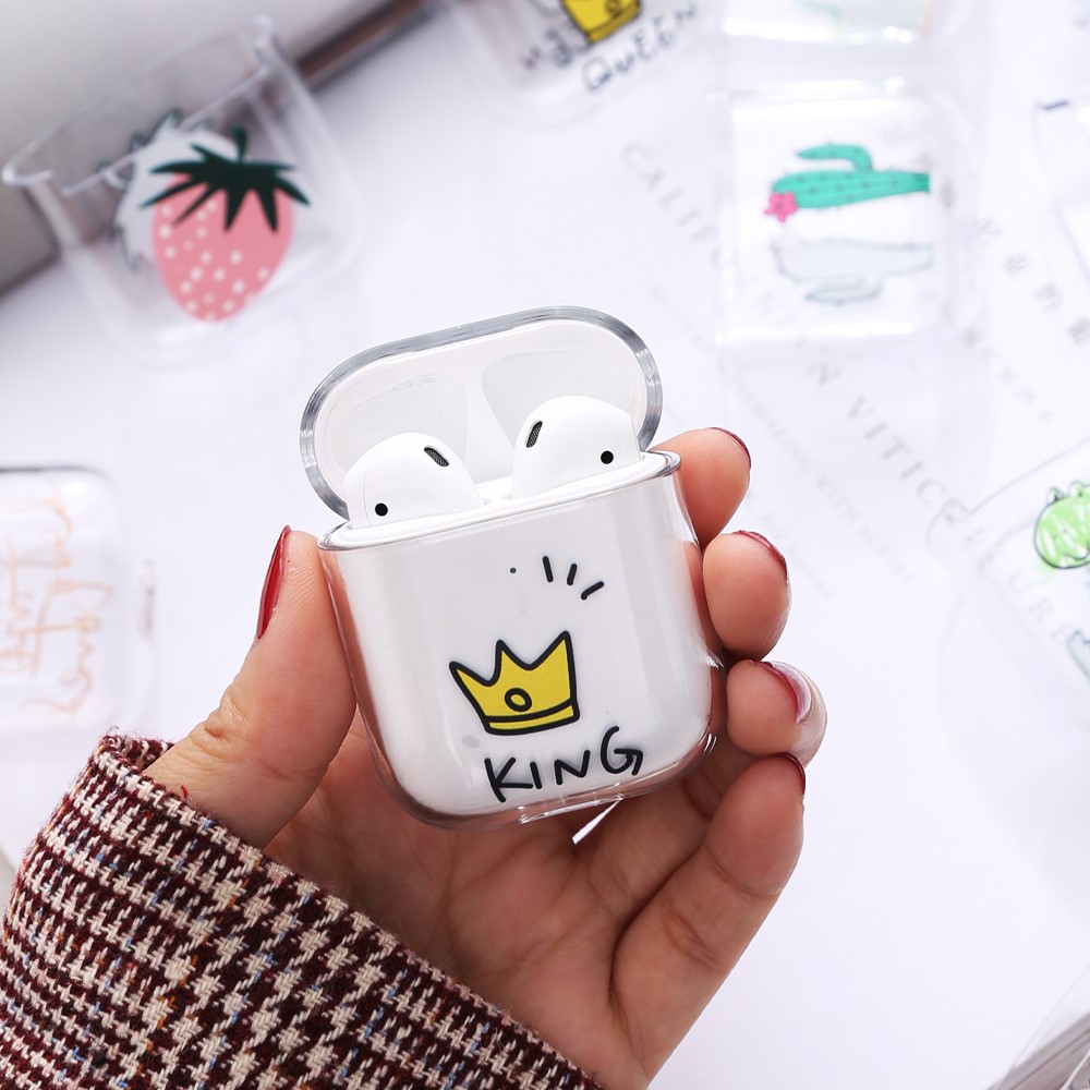  AirPods skyddsskal med motiv - King