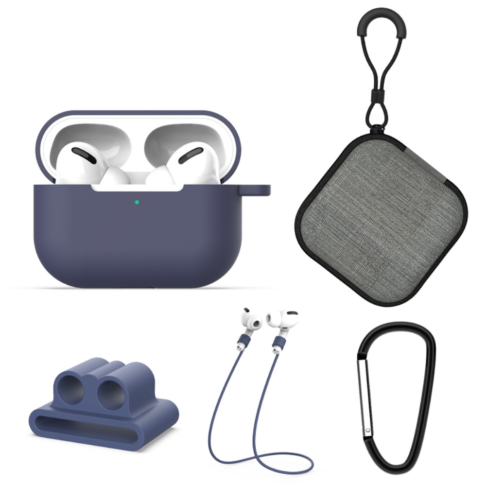  Komplett paket för dina AirPods Pro - Mörk Blå