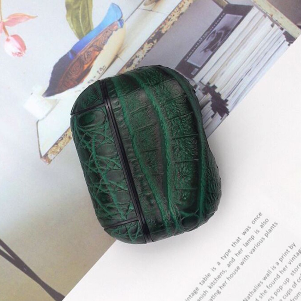  AirPods Pro Krokodil Textur Skal - Grön