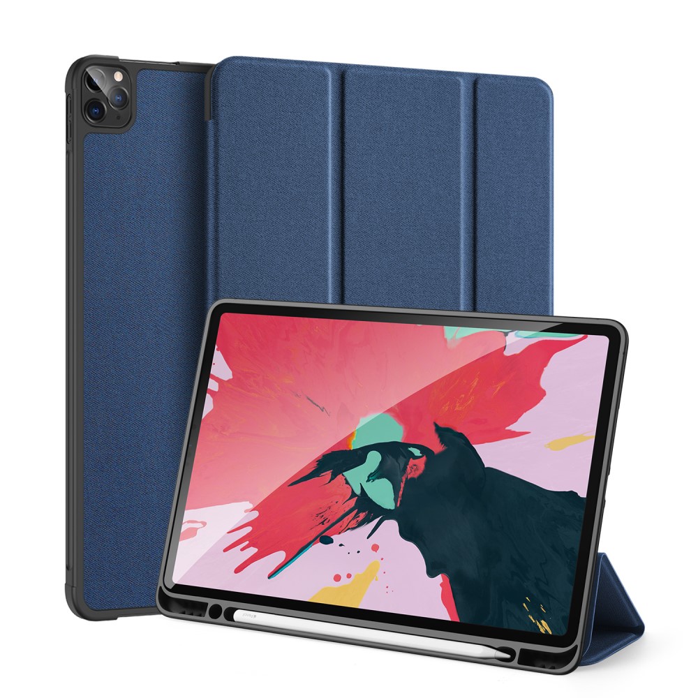 DUX DUCIS iPad Pro 11 (2018/2020) - DUX DUCIS DOMO Tri-Fold med pennhållare - Mörk Blå