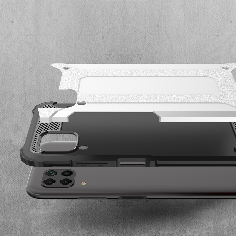  Huawei P40 Lite - Hybrid Armor Skal - Silver