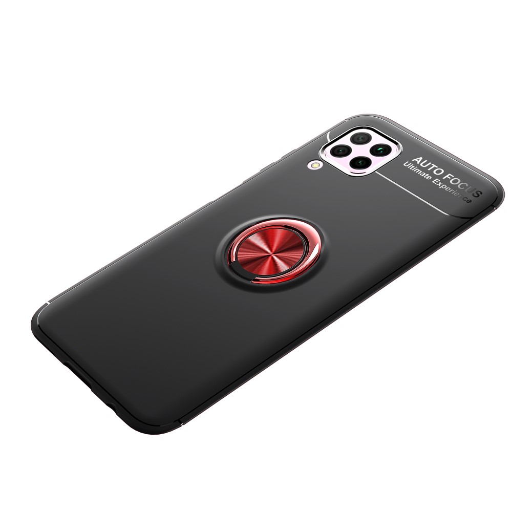  Huawei P40 Lite - Kickstand Ringskal - Svart/Röd