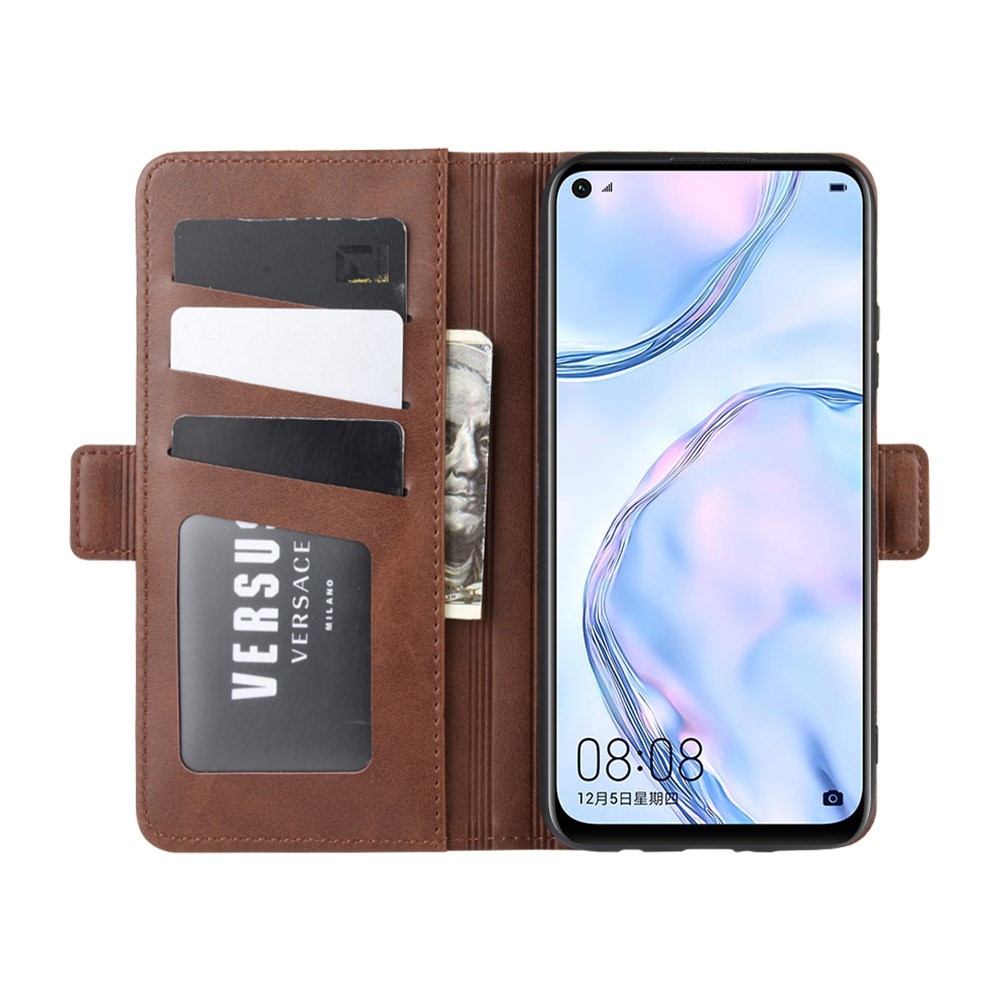  Huawei P40 Lite - Plånboksfodral - Brun