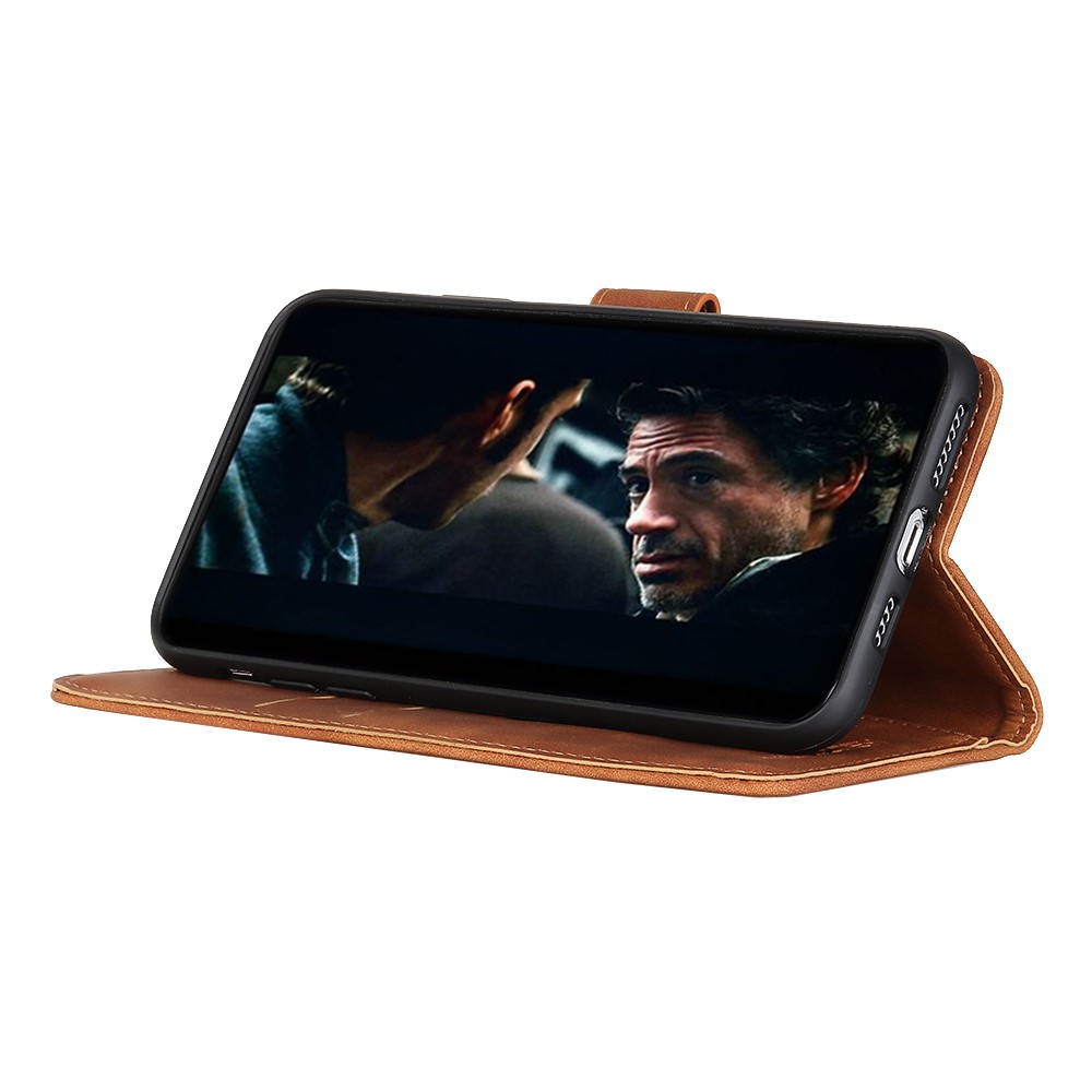 KHAZNEH Huawei P40 - KHAZNEH Plånboksfodral - Brun