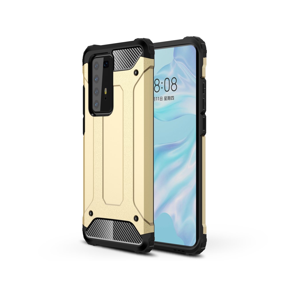  Huawei P40 Pro - Hybrid Armor Skal - Guld