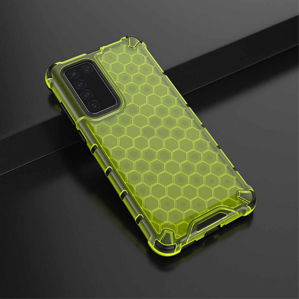 Huawei P40 - Armor Honeycomb Textur - Grön