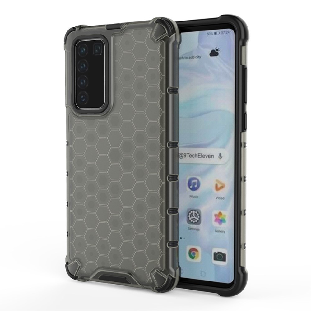  Huawei P40 - Armor Honeycomb Textur - Grå