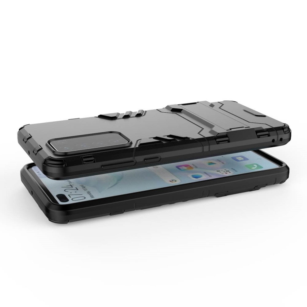  Huawei P40 - Hybrid Skal med Kickstand - Svart