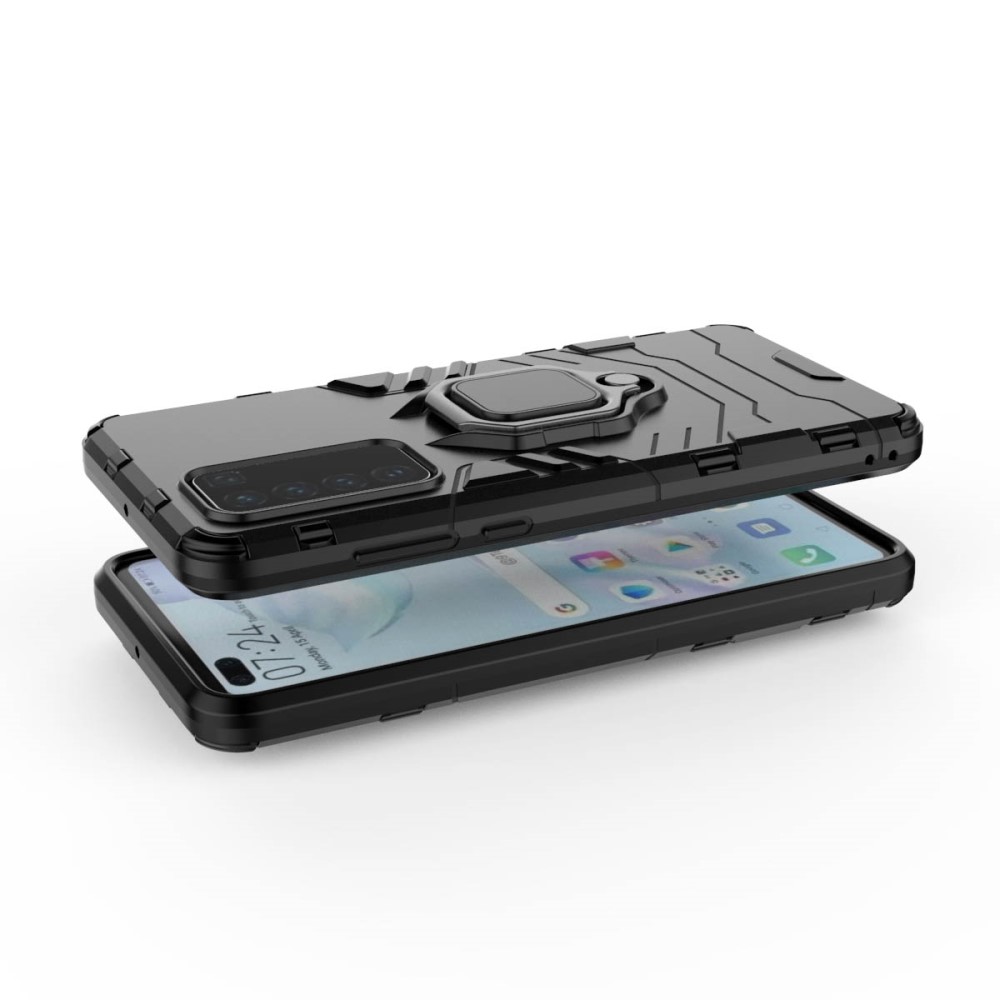  Huawei P40 - Hybrid Ring Skal - Svart