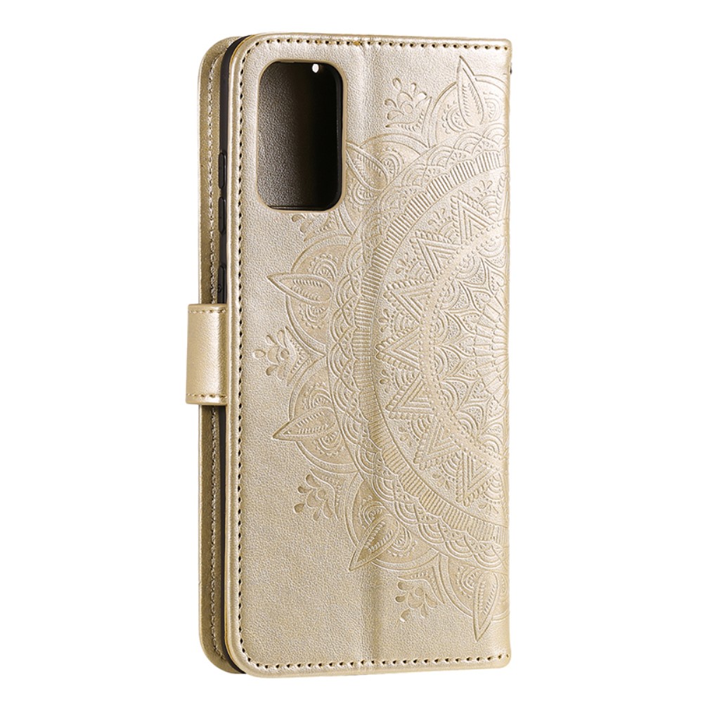  Huawei P40 - Mandala Plånboksfodral - Guld