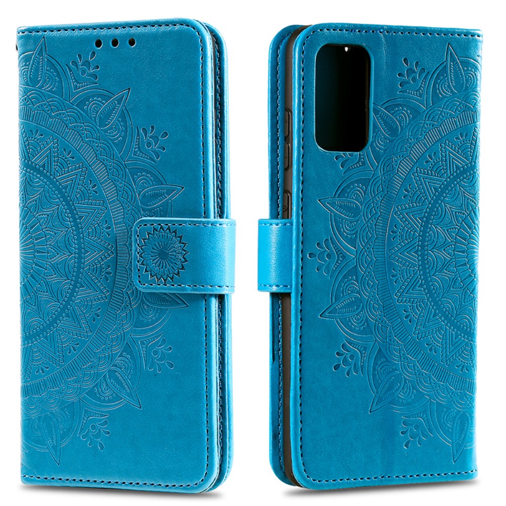  Huawei P40 Pro - Mandala Plånboksfodral - Blå