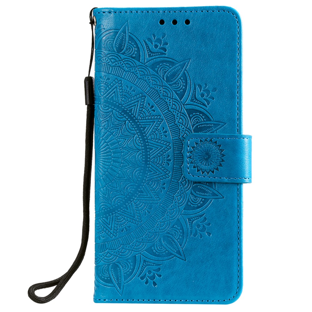  Huawei P40 Pro - Mandala Plånboksfodral - Blå