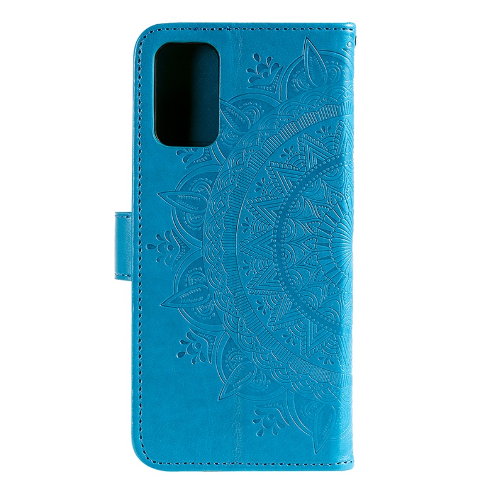  Huawei P40 Pro - Mandala Plånboksfodral - Blå
