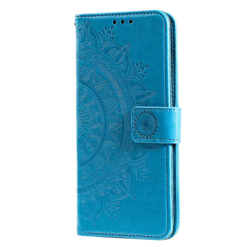  Huawei P40 Pro - Mandala Plånboksfodral - Blå