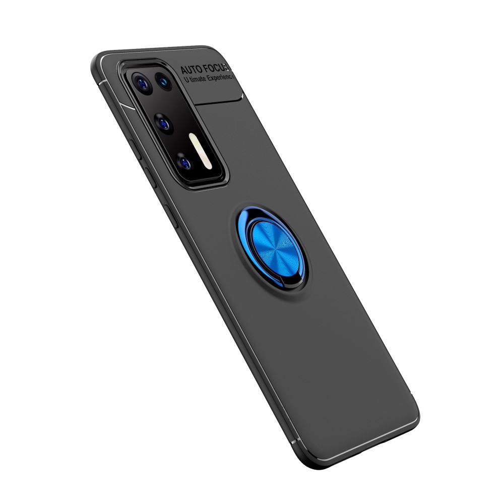 Huawei P40 - Ring Skal - Svart/Blå