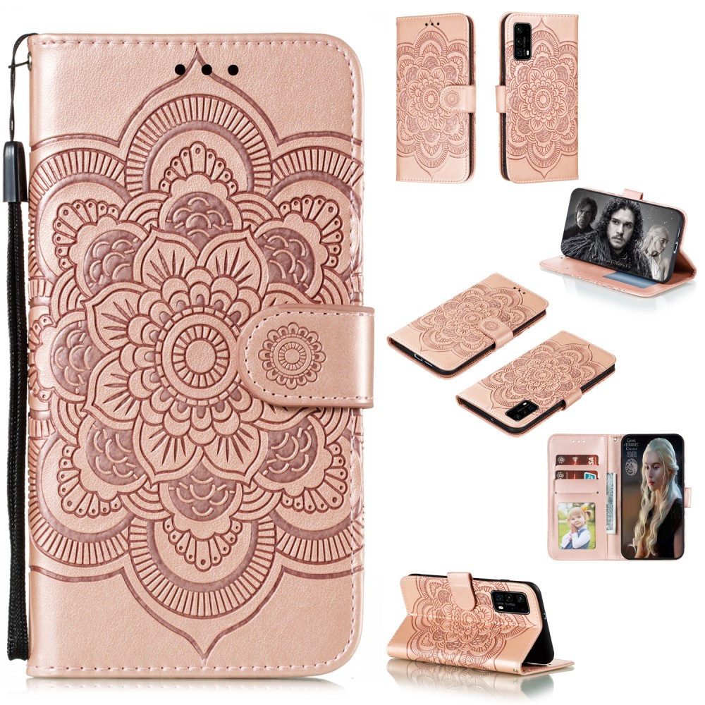  Huawei P40 - Mandala Plånboksfodral - Roséguld