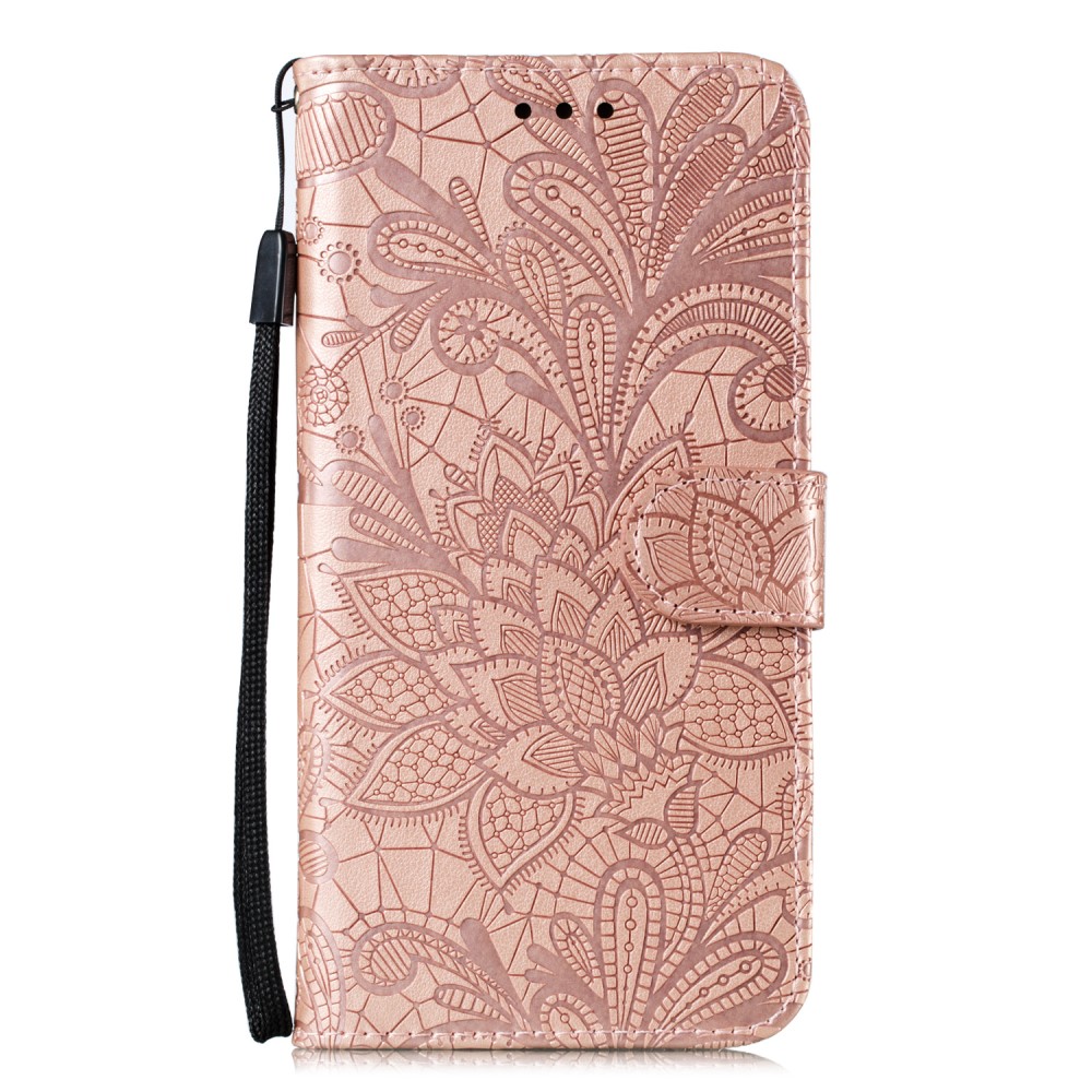  Huawei P40 - Blommigt Mönster - Roséguld