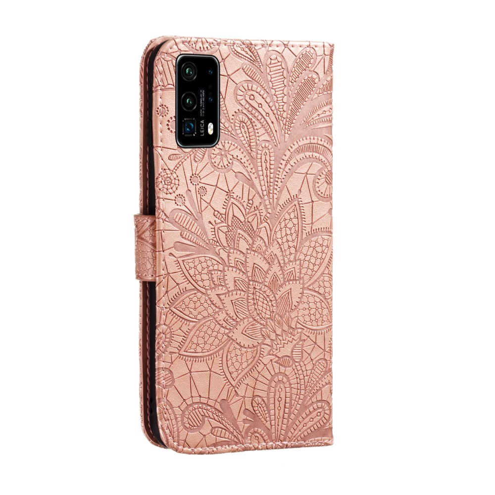  Huawei P40 - Blommigt Mönster - Roséguld