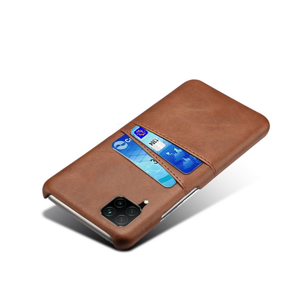  Huawei P40 Lite - Skal med Kortfack - Brun