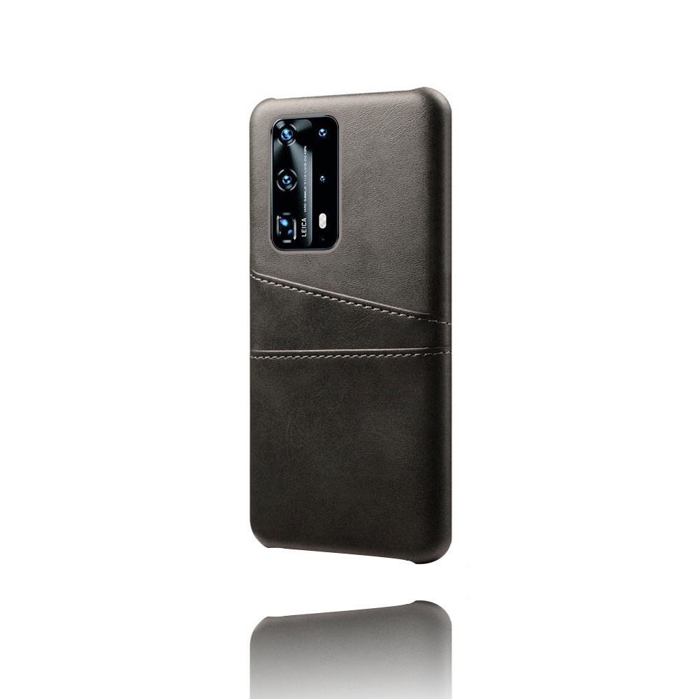  Huawei P40 Pro - Skal med Kortfack - Svart