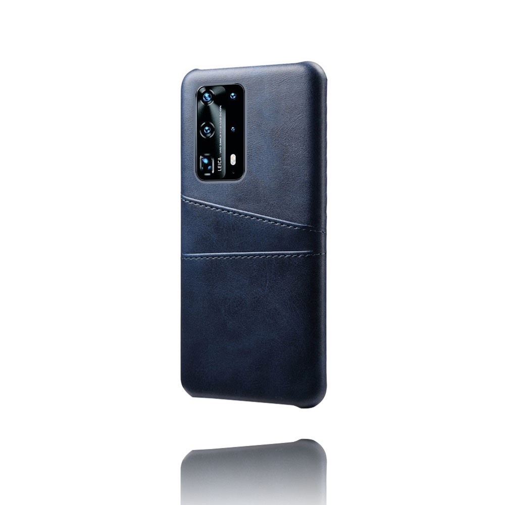  Huawei P40 Pro - Skal med Kortfack - Mörk Blå