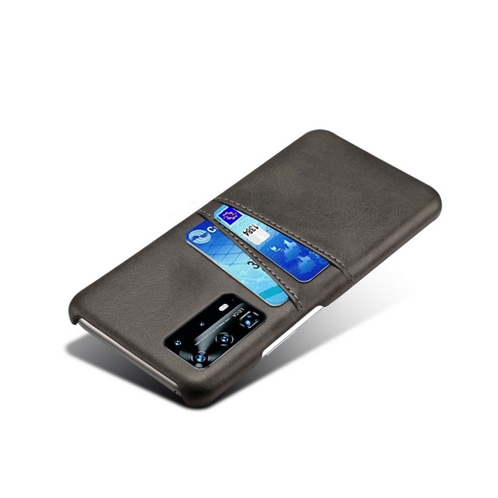  Huawei P40 - Skal med Kortfack - Svart