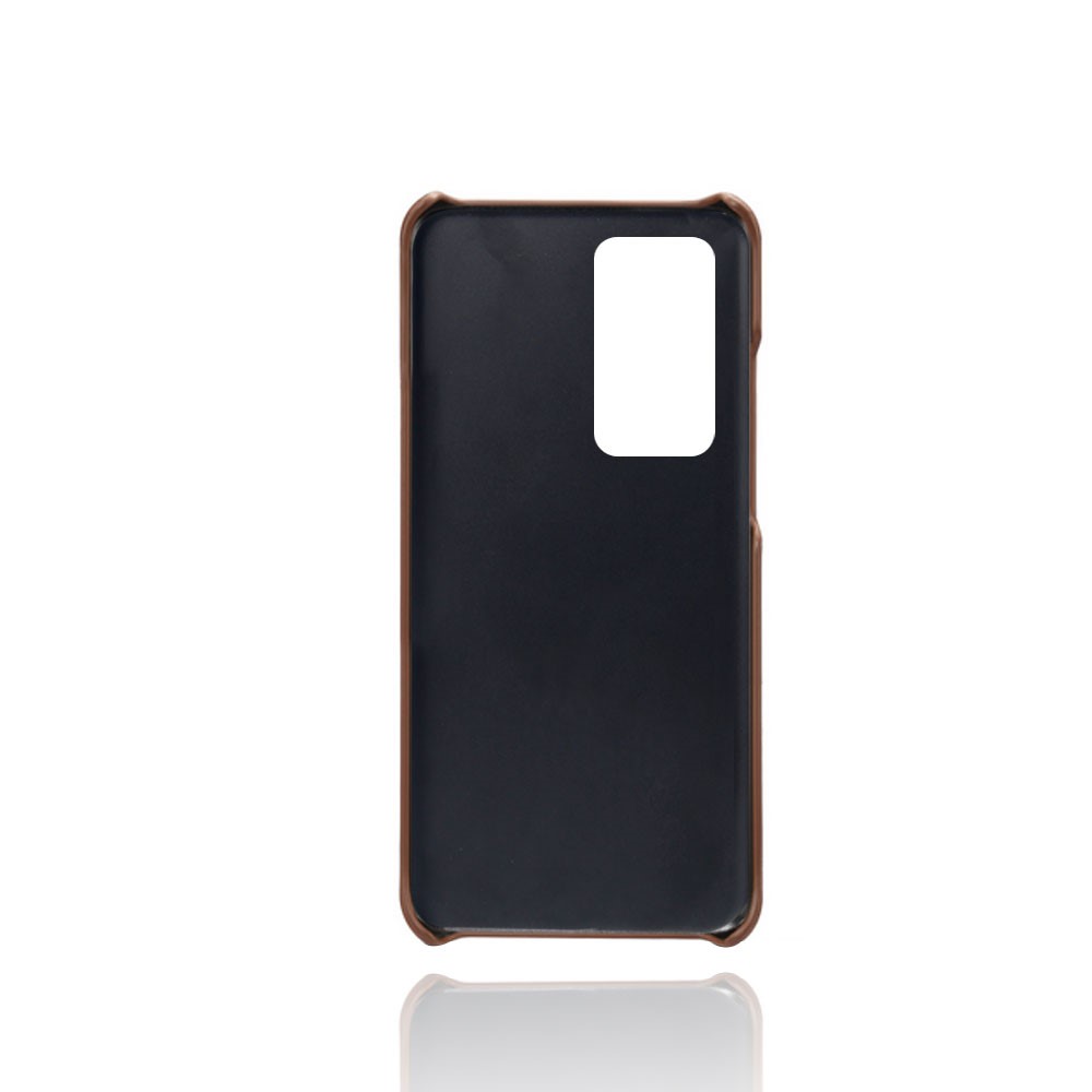  Huawei P40 - Skal med Kortfack - Brun