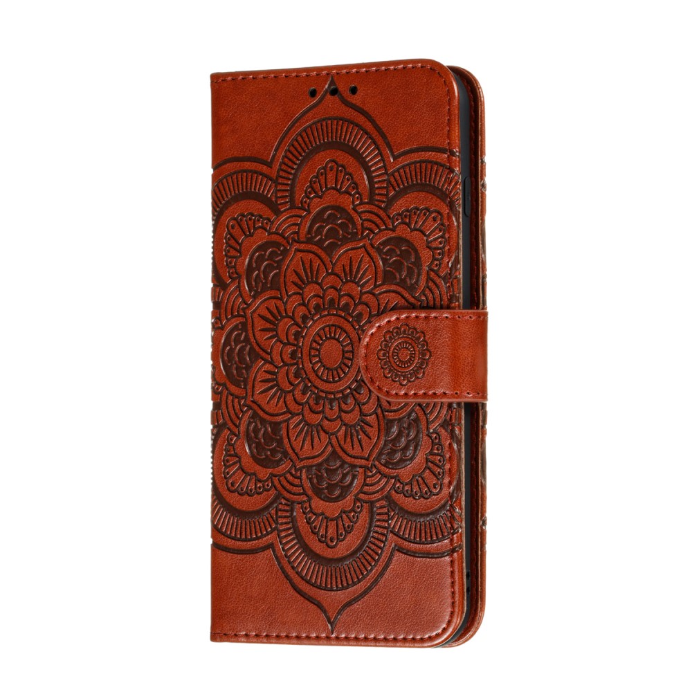  Xiaomi Mi 10 / 10 Pro - Mandala Plånboksfodral - Brun