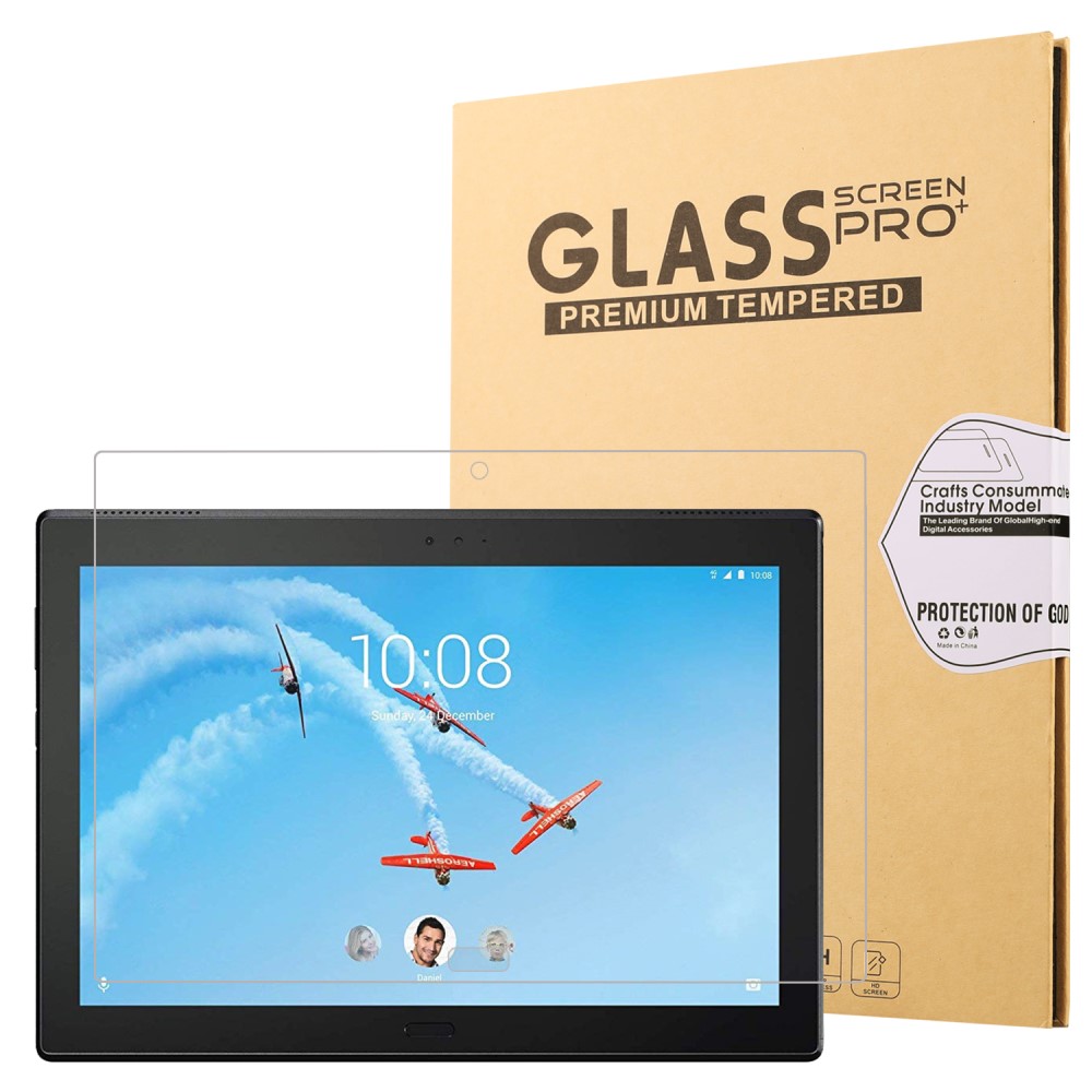  Lenovo Tab P10 - Transparent Skärmskydd I Härdat Glas