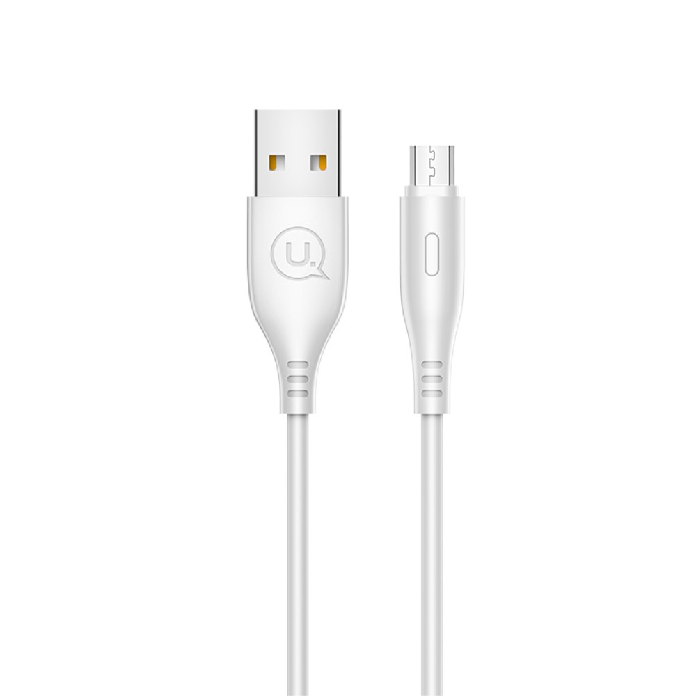 USAMS USAMS 1 Meter MicroUSB Kabel - Vit
