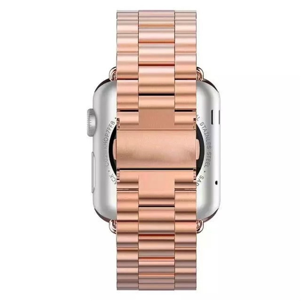 Lyxigt Metallarmband Apple Watch 42/44/45/46/49 mm Roséguld